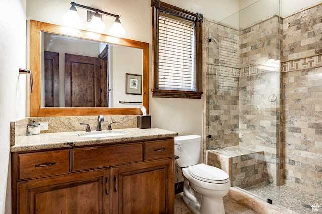 285 N Kings Peak Ct, Heber City, UT 84032 - bathroom with vanity and a shower stall