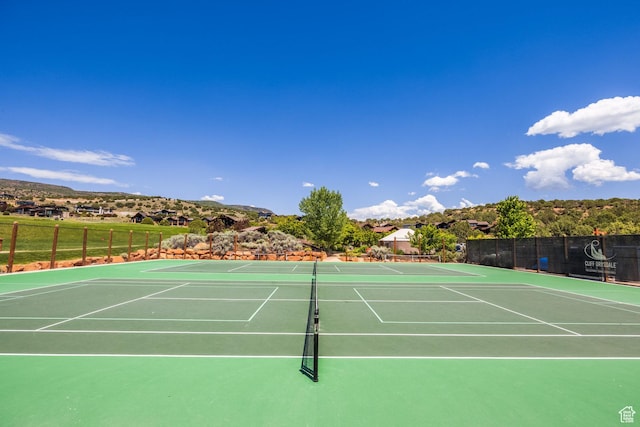 285 N Kings Peak Ct, Heber City, UT 84032 - view of tennis court with community basketball court