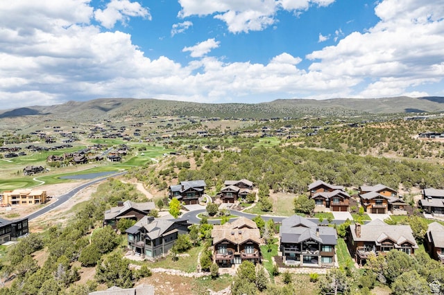 285 N Kings Peak Ct, Heber City, UT 84032 - aerial view of residential area featuring a mountainous background and a local golf course