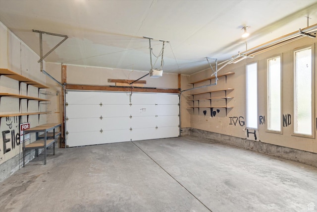 3195 E Willowcrest S, Cottonwood Heights, UT 84121 - garage featuring a garage door opener