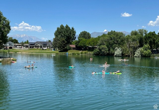 840 S Williams Cv W, Salem, UT 84653 - water view featuring a mountainous background