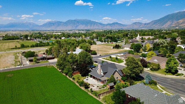 840 S Williams Cv W, Salem, UT 84653 - aerial perspective of suburban area with mountains