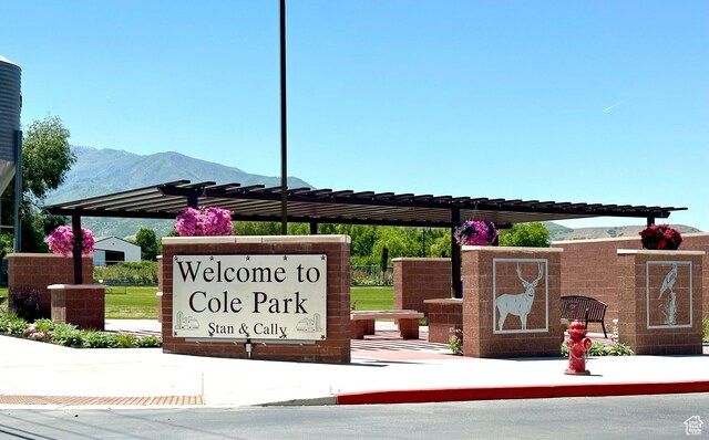 840 S Williams Cv W, Salem, UT 84653 - community / neighborhood sign with a mountain view