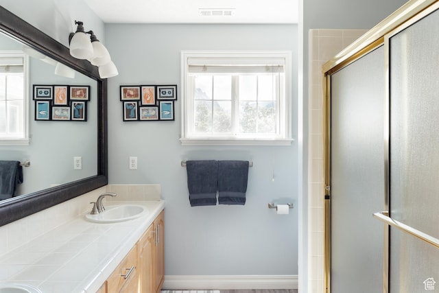 9788 S Dante Rd E, Sandy, UT 84092 - full bath with double vanity and a shower stall
