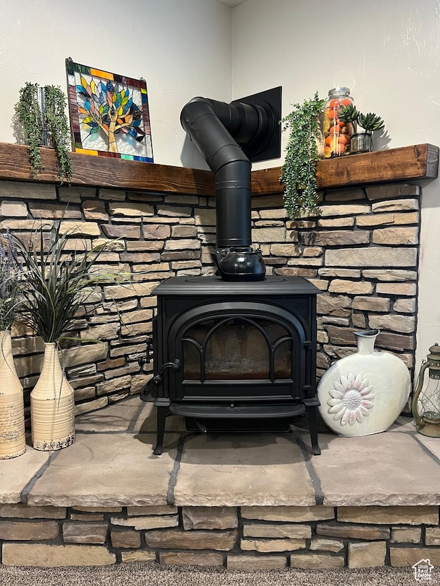 2253 N 1200 E, Monroe, UT 84754 - detailed view of a wood stove
