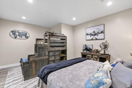 2253 N 1200 E, Monroe, UT 84754 - bedroom with wood finished floors and recessed lighting