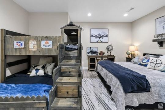 2253 N 1200 E, Monroe, UT 84754 - bedroom with recessed lighting and wood finished floors