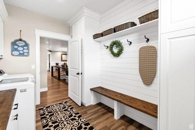 2253 N 1200 E, Monroe, UT 84754 - mudroom with washer and dryer and wood finished floors