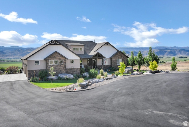 2253 N 1200 E, Monroe, UT 84754 - craftsman-style house with stone siding and a mountain view