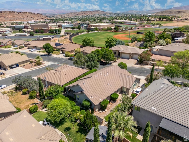 3524 S Price Hills Dr, St George, UT 84790 - aerial perspective of suburban area with a mountainous background