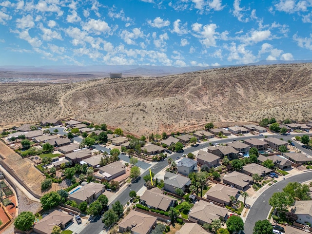 3524 S Price Hills Dr, St George, UT 84790 - aerial perspective of suburban area featuring a mountain backdrop
