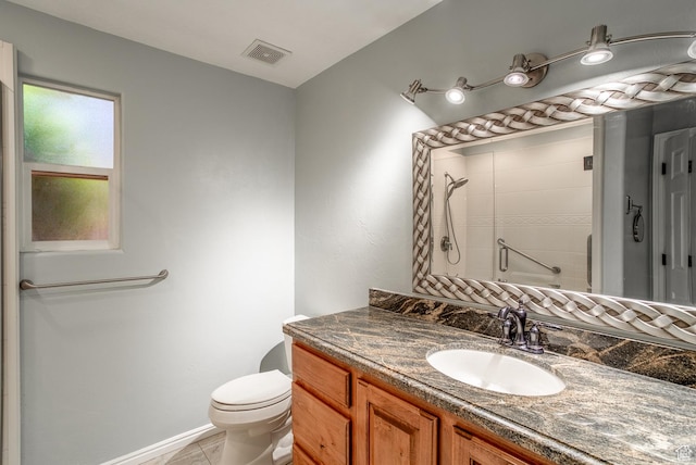 3524 S Price Hills Dr, St George, UT 84790 - bathroom featuring tiled shower and vanity