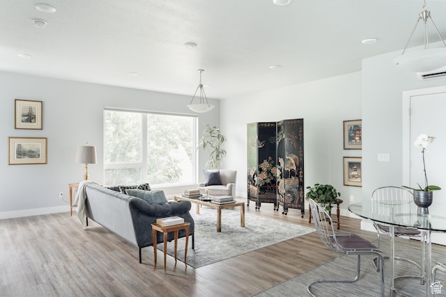 736 S 300 E Unit 1A, Salt Lake City, UT 84111 - living area featuring wood finished floors