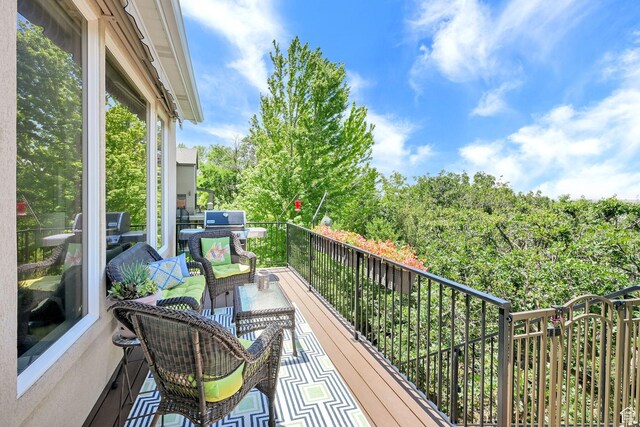 1269 Alice Ln, Farmington, UT 84025 - balcony featuring grilling area
