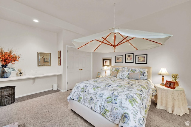 1269 Alice Ln, Farmington, UT 84025 - carpeted bedroom with baseboards and recessed lighting