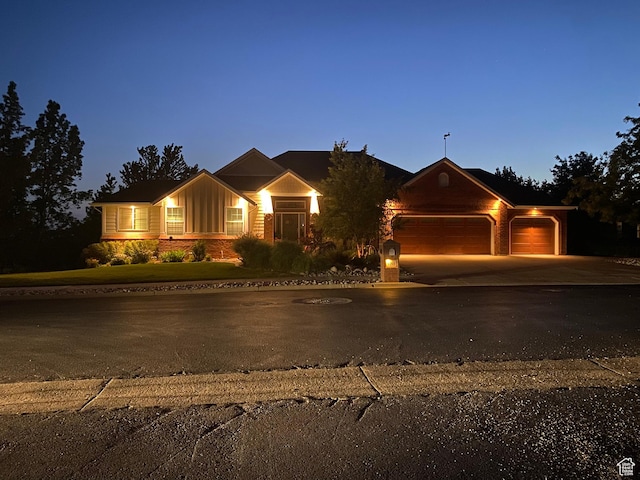 1269 Alice Ln, Farmington, UT 84025 - single story home featuring a garage, concrete driveway, and board and batten siding