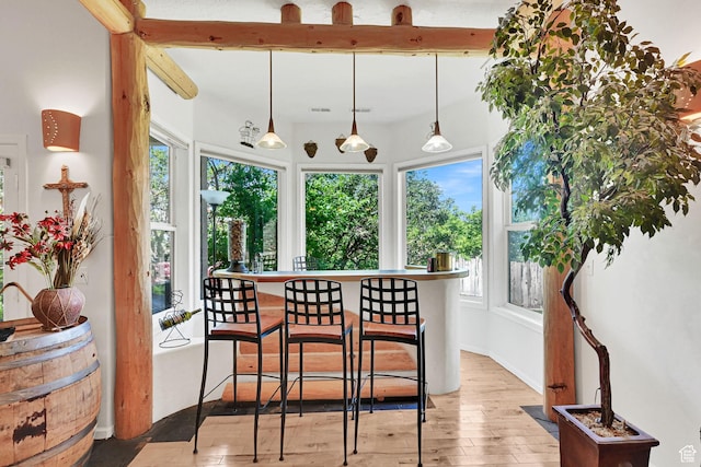 1269 Alice Ln, Farmington, UT 84025 - dining room featuring healthy amount of natural light and hardwood / wood-style floors