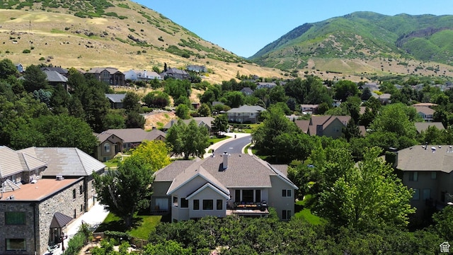 1269 Alice Ln, Farmington, UT 84025 - aerial perspective of suburban area featuring a mountain backdrop