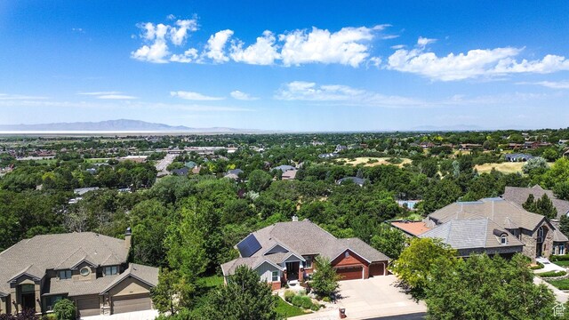 1269 Alice Ln, Farmington, UT 84025 - aerial view of residential area featuring mountains