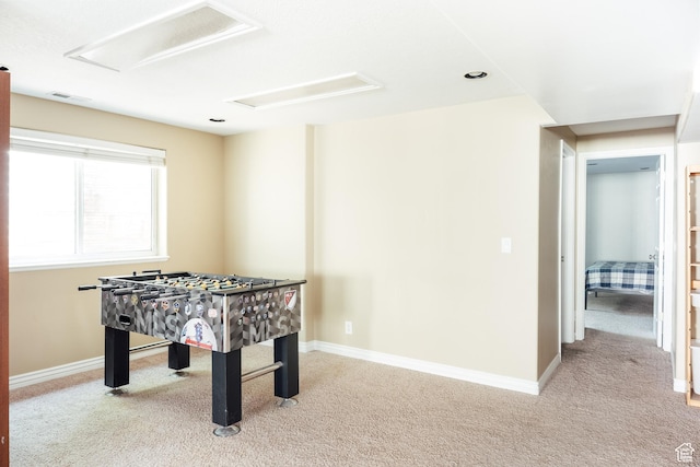 3551 S Huntington Dr, Bountiful, UT 84010 - playroom with attic access and carpet flooring
