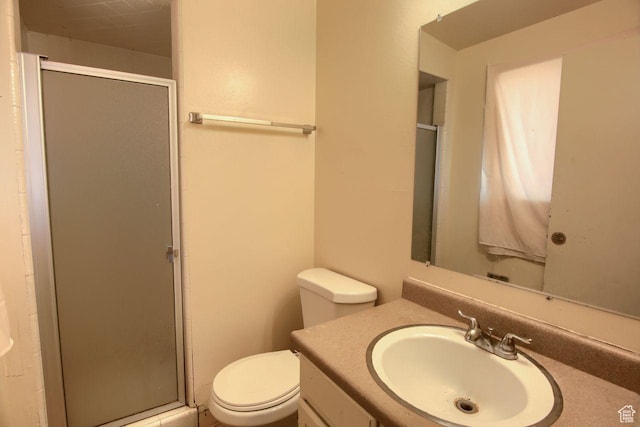 2266 W Arches Dr, Taylorsville, UT 84129 - bathroom with a shower stall and vanity