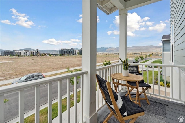 5504 W Burntside Ave, South Jordan, UT 84009 - balcony with a mountain view