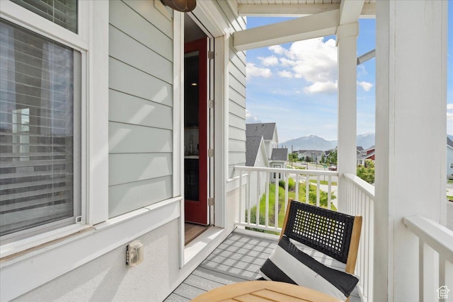 5504 W Burntside Ave, South Jordan, UT 84009 - balcony featuring a mountain view