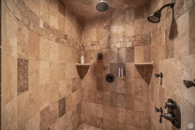 1683 W Red Cloud Dr, St George, UT 84770 - bathroom view of a tile shower
