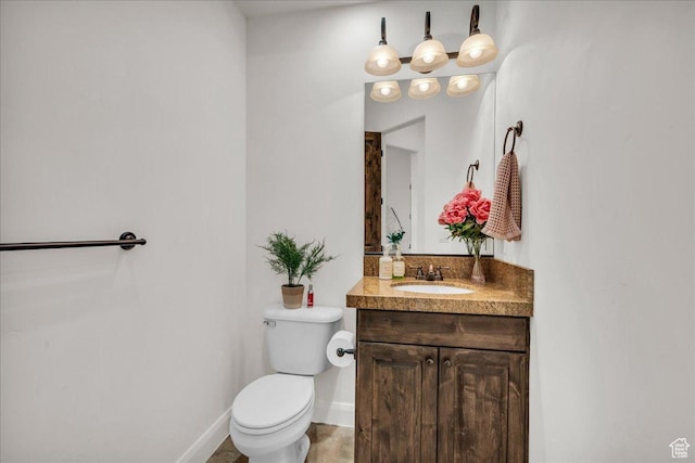 1683 W Red Cloud Dr, St George, UT 84770 - half bathroom with vanity and toilet