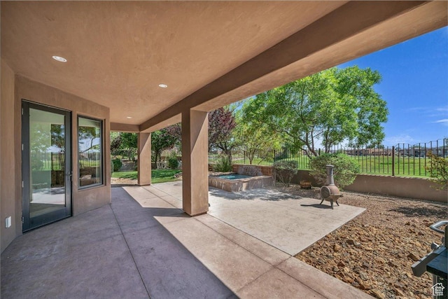 1683 W Red Cloud Dr, St George, UT 84770 - fenced backyard featuring a patio