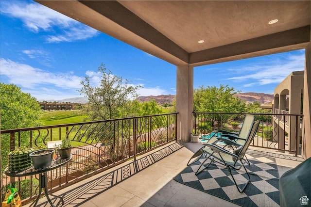 1683 W Red Cloud Dr, St George, UT 84770 - balcony with a mountain view