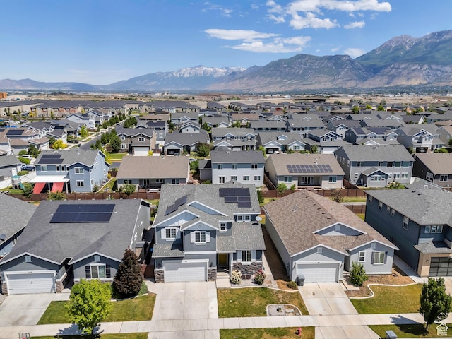 123 E 460 N, Vineyard, UT 84059 - aerial view of residential area featuring a mountain backdrop