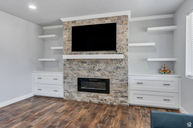 123 E 460 N, Vineyard, UT 84059 - detailed view of ornamental molding, wood finished floors, a fireplace, and recessed lighting