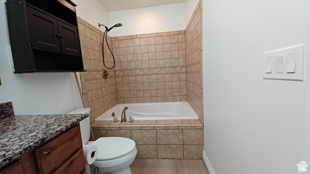 6116 W Graceland Way, West Jordan, UT 84081 - bathroom featuring tiled shower / bath combo and vanity