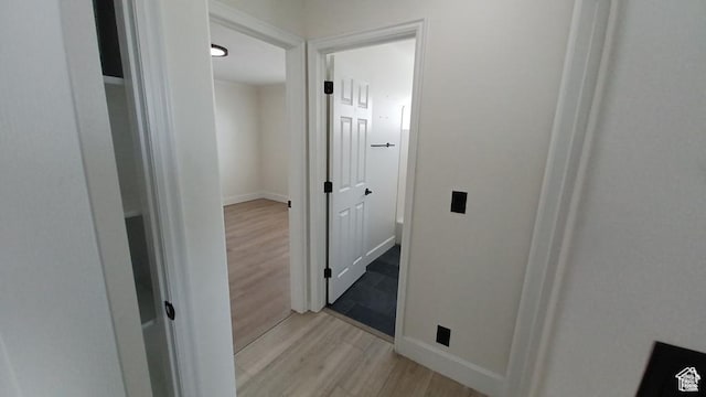 6116 W Graceland Way, West Jordan, UT 84081 - hall with light wood finished floors and baseboards