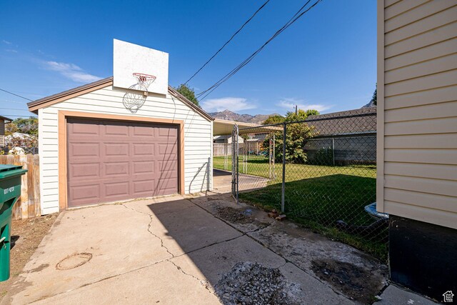 1344 E 23rd St N, Ogden, UT 84401 - detached garage featuring driveway