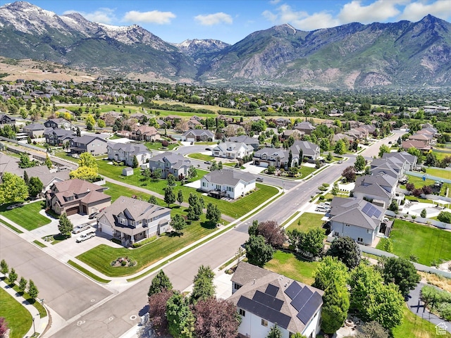 6037 Chamberry Way N, Highland, UT 84003 - aerial view of residential area with a mountainous background