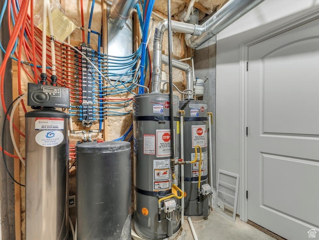 6037 Chamberry Way N, Highland, UT 84003 - utilities featuring secured water heater