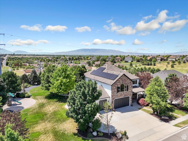 6037 Chamberry Way N, Highland, UT 84003 - bird's eye view of a mountain backdrop