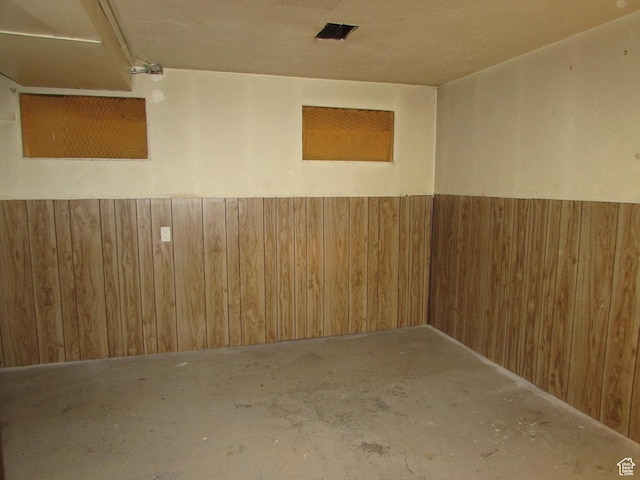 250 E Beryl, South Salt Lake, UT 84115 - below grade area with wooden walls and a wainscoted wall