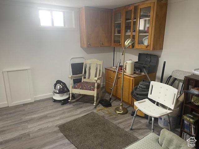 535 W 500 N, Malad City, ID 83252 - sitting room featuring wood finished floors and baseboards