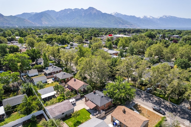 1523 E 3115 S, Millcreek, UT 84106 - aerial view of residential area featuring a mountain backdrop