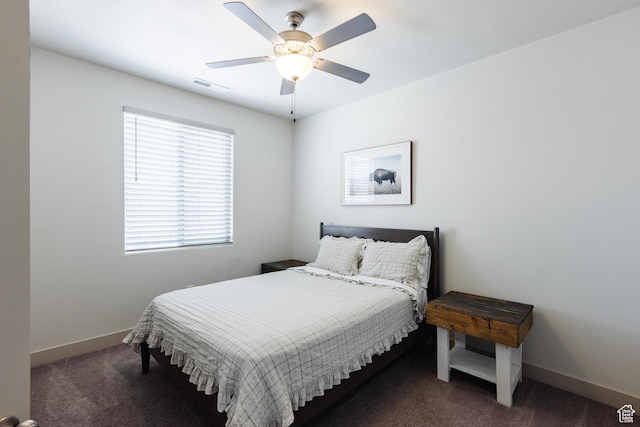 344 N Puerta Dr, Washington, UT 84780 - bedroom with carpet floors and a ceiling fan