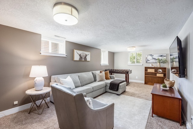 1603 S 1600 E, Salt Lake City, UT 84105 - living area with light colored carpet and a textured ceiling