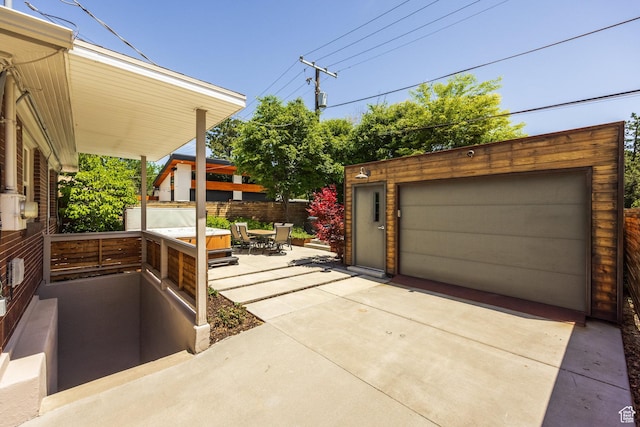 1603 S 1600 E, Salt Lake City, UT 84105 - detached garage featuring concrete driveway