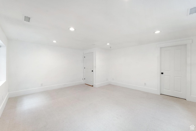 8743 N Franklin Dr E, Eagle Mountain, UT 84005 - spare room with recessed lighting and light carpet