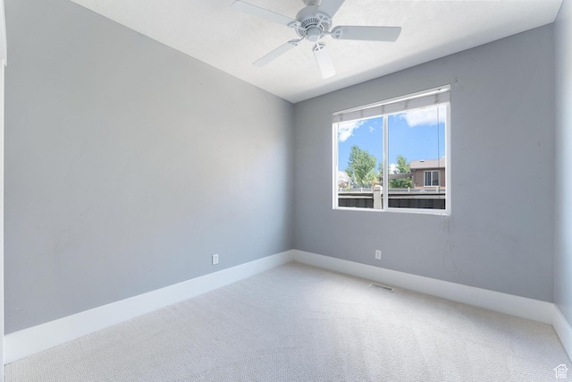 8743 N Franklin Dr E, Eagle Mountain, UT 84005 - unfurnished room featuring carpet and ceiling fan
