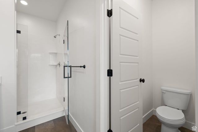 11079 S Lake Run Rd, South Jordan, UT 84009 - full bath with a shower stall and recessed lighting