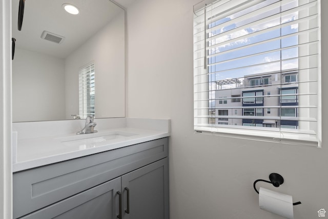 11079 S Lake Run Rd, South Jordan, UT 84009 - bathroom featuring vanity and recessed lighting