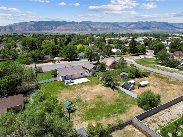 231 S 200 E, Manti, UT 84642 - aerial perspective of suburban area with a mountain backdrop